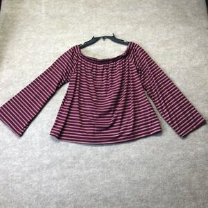 SO brand off the shoulder top.  This is a size large
